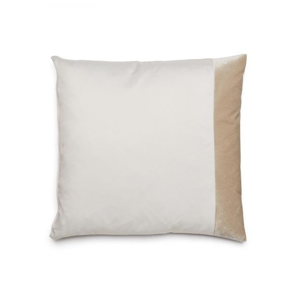 White Duo pillow by ONTWERPDUO against a white background.