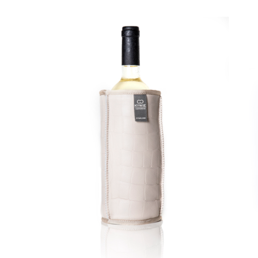 LEATHER WINE COOLER - 100% NATURAL SHEEPSKIN
