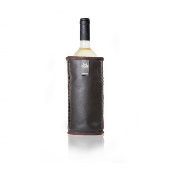 LEATHER WINE COOLER - 100% NATURAL SHEEPSKIN