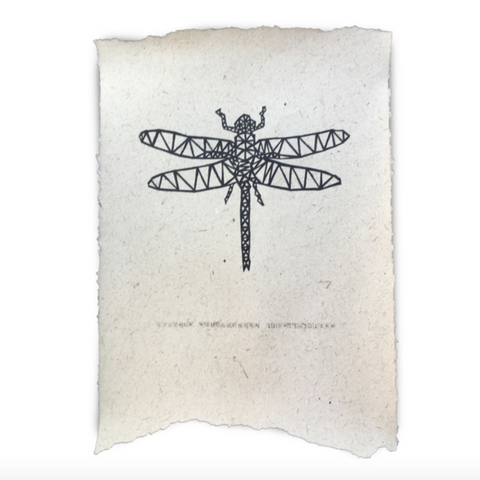 POSTER - DRAGONFLY - 2 sizes