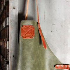 LEATHER APRON-CRAFT COLLECTION - Uniek Living