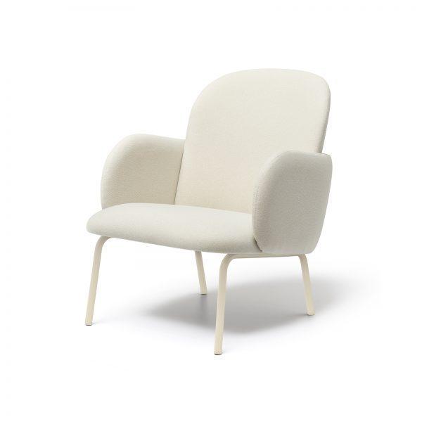 The Dost Chair by Puik in ivory.