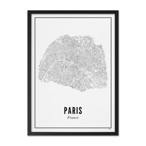 PRINT OF CITY OF PARIS - Uniek Living